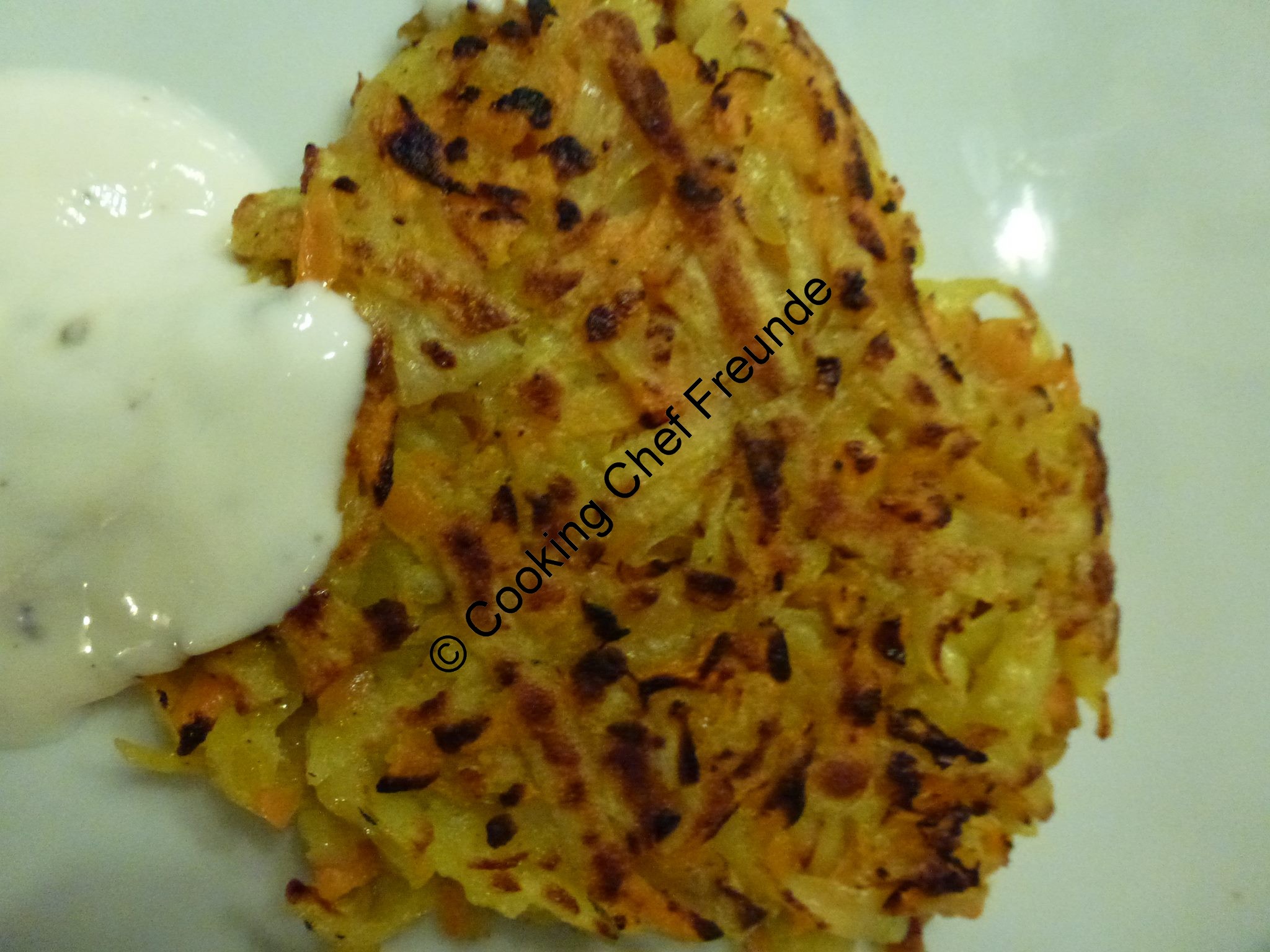 Karotten-Kartoffel-Rösti - Cooking Chef Freunde