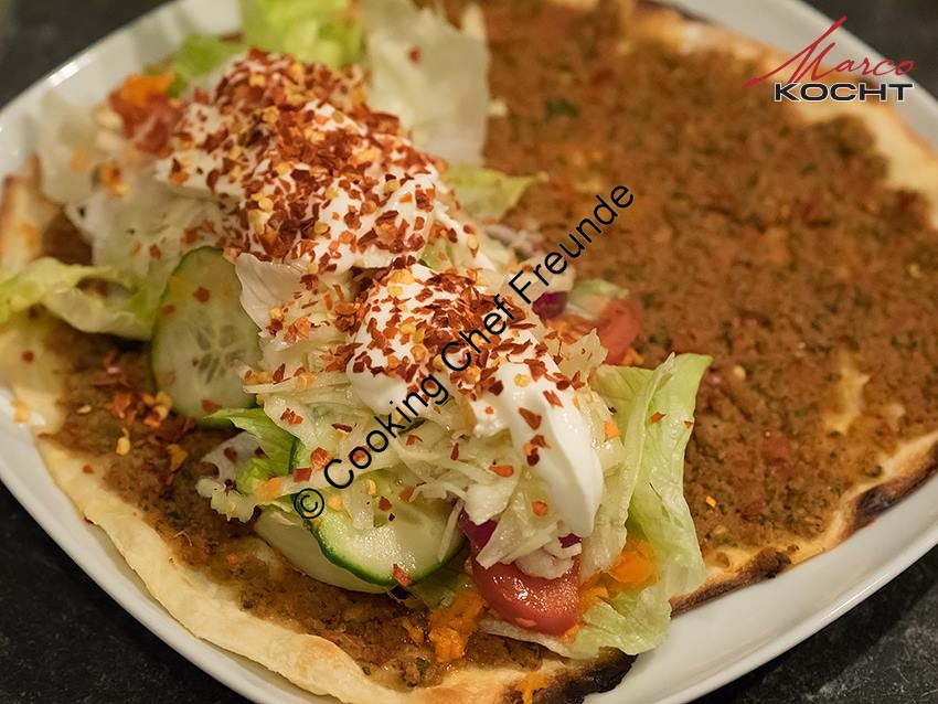 Lahmacun - Türkische Pizza - Cooking Chef Freunde