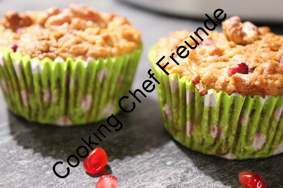 Apfel-Walnuss-Muffins - Cooking Chef Freunde