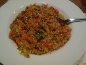Bulgur-Gemüse-Risotto Vegan - Cooking Chef Freunde