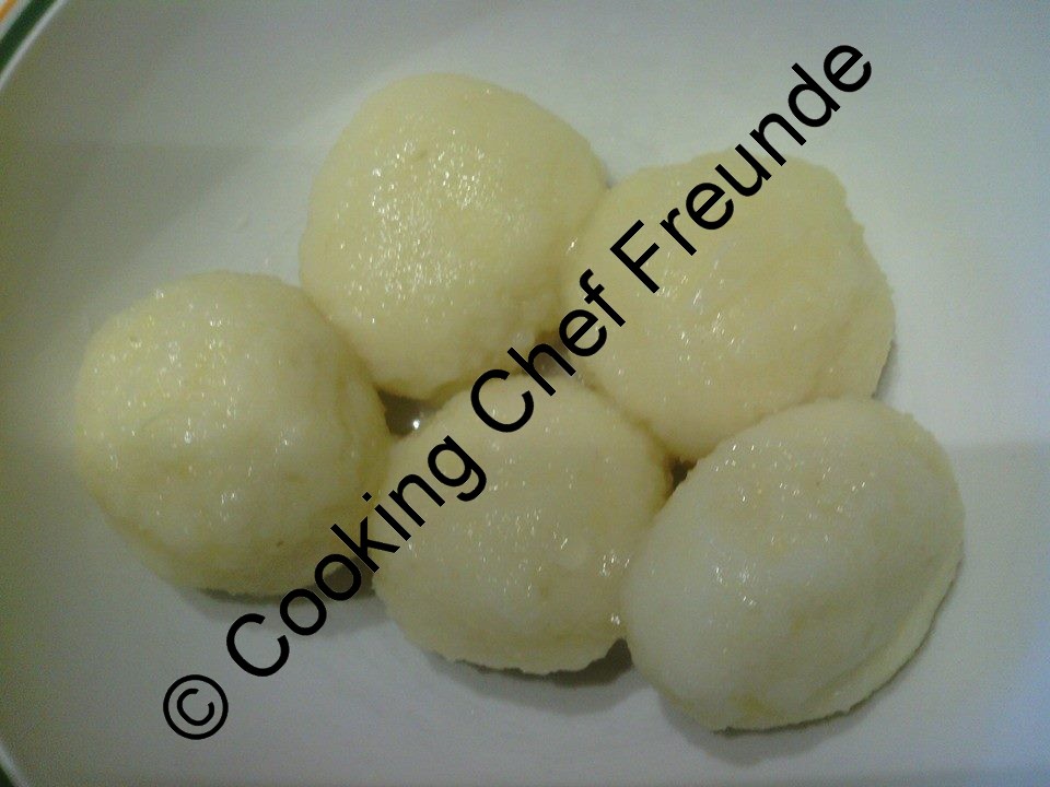 Kartoffelknödel - Kartoffelklösse halb und halb - Cooking Chef Freunde